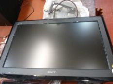 Sony LCD TV with wall mounting bracket E/T