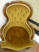 Good Edwardian style spoonback chair