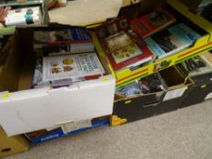 Five boxes of railway related books