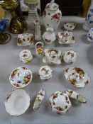 Twenty pieces of Royal Albert 'Old Country Roses' cabinet ware