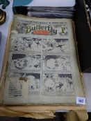 Collection of vintage comics, titled include 'The Butterfly', 'Sparks', 'Chips', 'Puck II', '