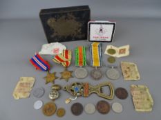 World War I & II group of five, including a 1914-18 medal awarded to 20350 Pte J Williams RWFUS, the