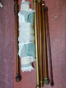 Chinese washed carpets and heavy quality chunky curtain poles