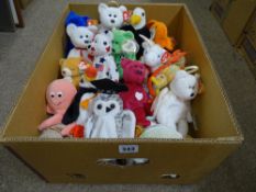Forty two various Beanie Babies