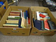 Two boxes of mainly Welsh vintage books