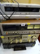 Parcel of vintage hifi equipment including Mitsubishi DA-U310 stereo/amplifier, Technics stereo