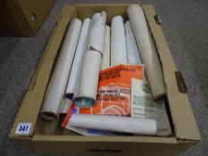 Collection of posters and ephemera, many referring to the circa 1980's miner's strikes