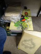 Box and additional loose quantity of mainly art reference books