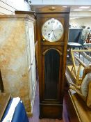 Oak encased modern clock