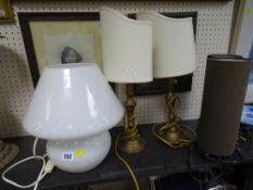 Selection of stylish table lamps
