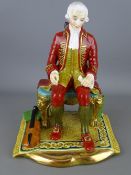 Reg Johnson (Studio potter) figurine of a Wolfgang Amadeus Mozart