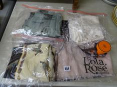 Selection of vintage scarves by Hermes, Paris, Lola Rose, Le Must de Cartier, Gina Ruccini and Prada