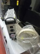 Small Challenge electric heater and a Dimplex fan heater E/T