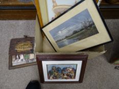 Quantity of framed pictures and prints