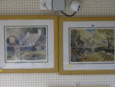 KEITH ANDREW two limited edition (96/350 & 886/950) prints - 'Farmer's Cottage' and 'Water