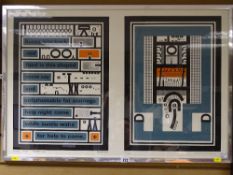 RICHARD PINKNEY limited edition (74/150) print - 'Trivia 5 Twita', signed in full, dated May 1968,