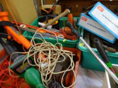 Black & Decker ST4525 strimmer and a Garden Line hedge trimmer e/T