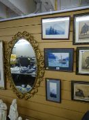 D MATES three watercolours - 1. mountainscape with trees, signed and dated 1987 - 2. trawler in a