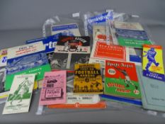 Mixed collection of football club programmes and ephemera, mainly 1950s/60s dates including 1956