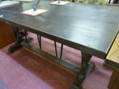 Antique style refectory table
