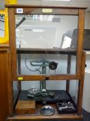 Griffin & George vintage chemist's scales with two sets of weights in a case