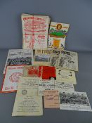Walsall Football Club - a collection of vintage programmes, ephemera and sundry items, mostly late