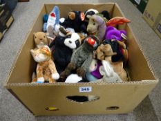 Forty two various Beanie Babies