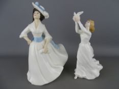 Two Royal Doulton figurines 'Thinking of You' HN3124 and 'Margaret' HN2397
