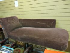 Edwardian chaise longue