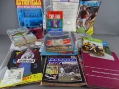Aston Villa Football Club programmes, tickets and other ephemera, 1960s/70s dates including the