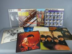 The Beatles, Jimi Hendrix and The Who, nine albums for The Beatles including 'Please Please Me'