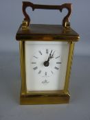 Modern Imperial Quartz brass cased carriage clock