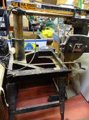 Ryobi RA-2500 radial arm saw of the 254mm variety on a metal stand E/T