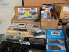 Good varied selection of model rail enthusiast engines, carriages, kits and accessories, many