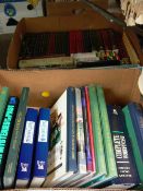 Two boxes of books