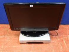 Digitrex LCD TV and a Pacific DVD-750 player E/T