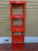 Pair of vintage Coca Cola display stands