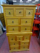 Pair of multi-drawer storage units