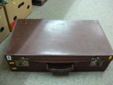 Vintage leather travel case