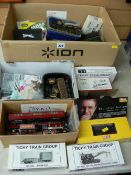 Unboxed EFE 176th scale London Tube stock carriages (motor and trailer) with a good mixed quantity