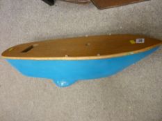 Vintage pond yacht hull