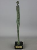 Voltella Etruscan bronze figurine titled 'Ombra Della Sera' (Shadow of the Evening)