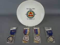 Collection of Ancient Order of Druids memorabilia including a 1981 bicentenary plate and two as