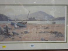 WARREN WILLIAMS ARCA coloured limited edition (224/500) print - Conwy and Talyfan from the Deganwy