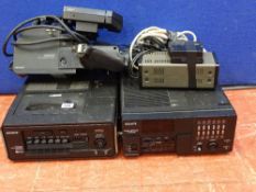 Quantity of vintage Sony Betamax equipment E/T