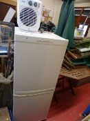 Candy upright fridge freezer and a Delonghi vertical style fan E/T