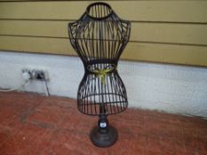 Small metal framed mannequin