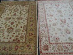 Two floral carpets 230 x 170 cms and 240 x 170 cms