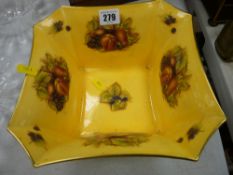 Aynsley 'Orchard Gold' fruit bowl