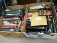 Two boxes of books
